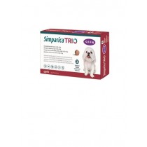 Simparica Trio >2,5–5 kg žuvacie tablety pre psy, 3 tbl.
